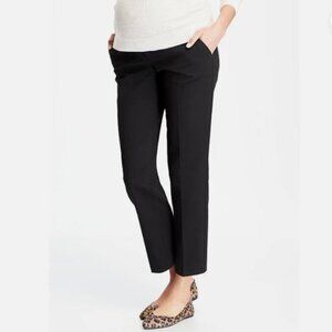Old Navy Harper Full Panel Black Maternity Wrinkle Resistant Ankle Pants Size 18